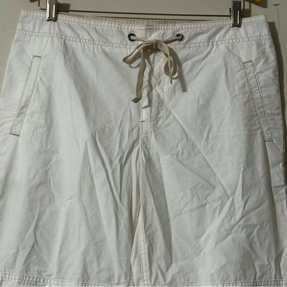 Gap Pants White Roll Up Cotton Lightweight Pockets Sz 8 NWOT - Picture 3 of 11